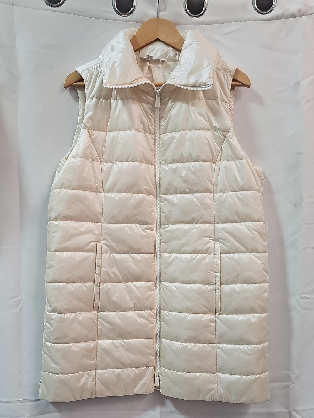CHICO'S WOMENS QUILTED PUFFER VEST BFPM-09-196